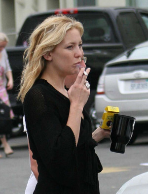 Kate Hudson example of quit smoking