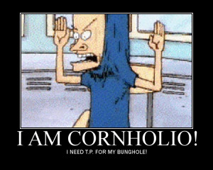 ... and yelling “I am the great Cornholio” would get us a few lulz