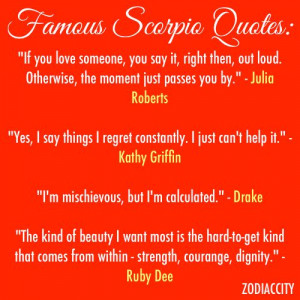 Scorpio Quotes