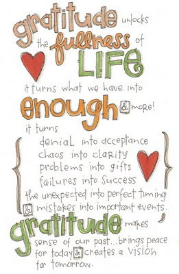 An Attitude of Gratitude: Inspirational quotes