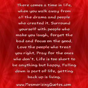 It’s much nicer to be happy in life and don’t mind other people ...