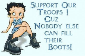 Betty Boop: Support Our Troops