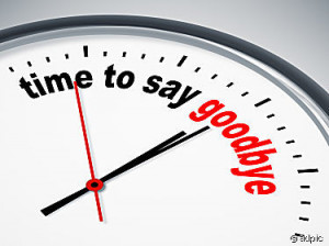 Time to say goodbye