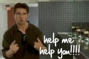 Help me help you saying image