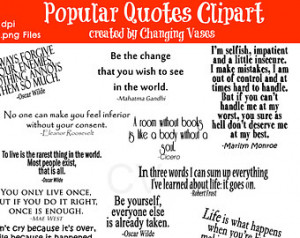 ... Words and Phrases Clip art Fonts For Scrapbook Famous Quotes Overlay