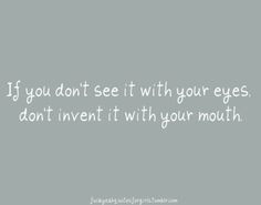 Spreading Rumors Quote Graphic