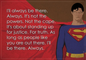 dc comics comics superman quotes superheroes justice truth reeves ...