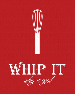 Whip It Printable Kitchen Art Wall Decor by CoriNicholsDesigns