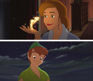 Peter Pan Disney Movie Quotes Disney sad my work peter pan