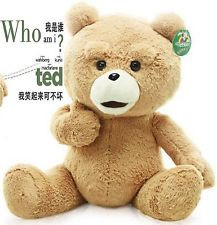 60cm Teddy Bear Stuffed Plush The Movie Man's Ted Bear Toys / Dolls