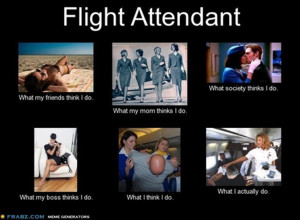 Flight attendant on a Virgin Australia flight “And today we ...