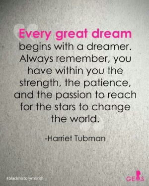 Harriet tubman quote