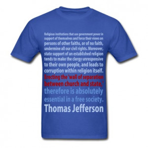 Thomas Jefferson quote t-shirt