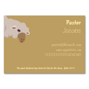 The Good Shepherd, Bible Scripture Verse Business Cards