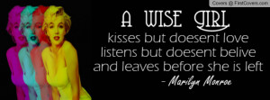 marilyn monroe quotes Profile Facebook Covers