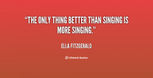 Ella Fitzgerald Quotes