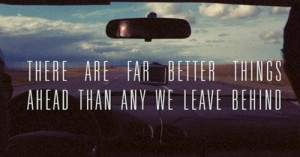 The windshield is much bigger than the rear view mirror. Learn from ...