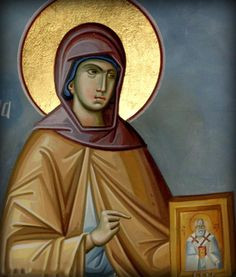 Saint Nonna, mother of St Gregory the Theologian. Commemorated on Aug ...