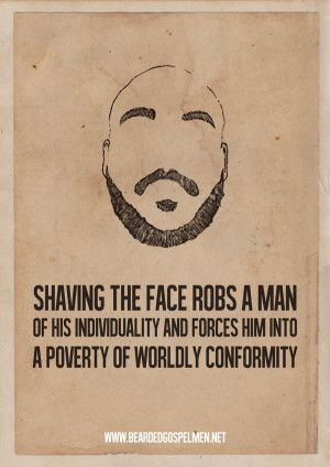 Beard Man is a Real Man | Quotes Posters