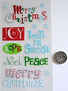 Details about Scrapbooking Pack 114 - CHRISTMAS ( XMAS ) SAYINGS ...