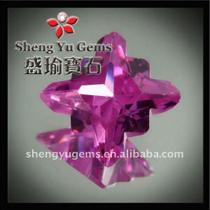 ... rubis synthétique forme irrégulière loose gemstone ruby( rusp0002