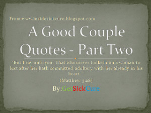 Good Couple Quotes - Images Of Biblical Fact by GetSickCure.blogspot ...