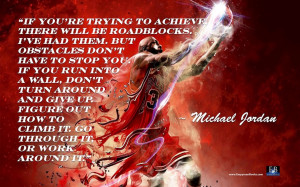 Obstacles Quote by Michael Jordan