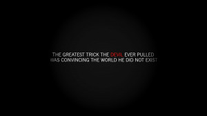 Devil quote #2