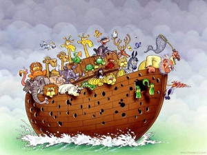 funny noah's ark, funny christian story, funny woodpecker,
