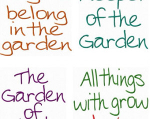 GARDEN Quotes Embroidery Machine De signs Digital Download ...