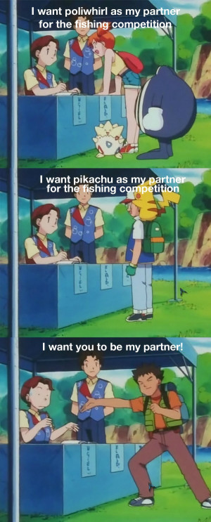 funny pikachu pokemon anime misty Ash Brock