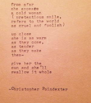 Christopher Poindexter #poems #quotes #poetry