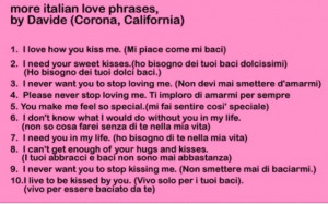 Romantic Italian Phrases!