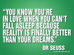 love sleeping because dreams are way better than reality