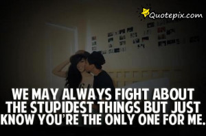 We May Always Fight About