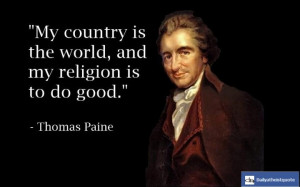 Today's birthday is Thomas Paine's.
