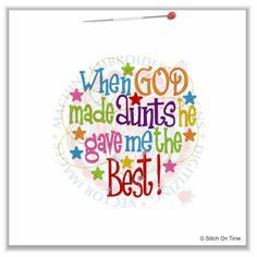 Quotes About Aunts | 4868 Sayings : Wild About Mothers Day Out ...