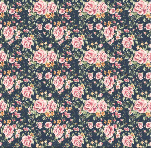 Vintage Flower Patterns Vintage flower pattern on