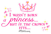 princess crown fits quote extended network banner 110 photo ...