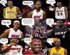 Lebron, Wade and Kobe comic