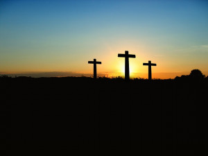 Cross, Sunset, Sunrise, Hill, Sky, Sun, Crucifixion