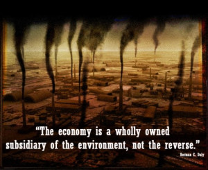 The economy is a wholly owned subsidiary of the environment, not the ...