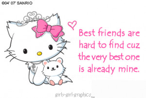 Best Friend Quote: girly-girl-graphics