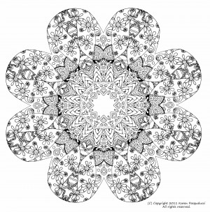 Your next mandala colouring page!