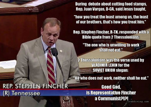 Tennessee Congressman Fincher Quotes Lenin’s Favorite Bible Verse in ...