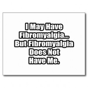 Funny Fibromyalgia Postcards