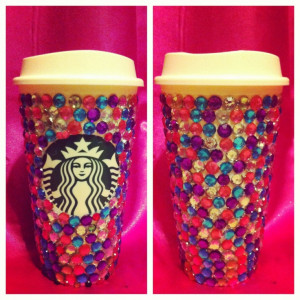 DIY $1 Starbucks mug: Fun Diy, Diy Fun, Girly Things, Fun Cups, Coffee ...