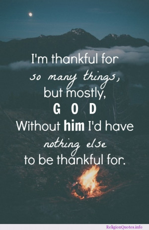 Being Thankful Quotes Bible