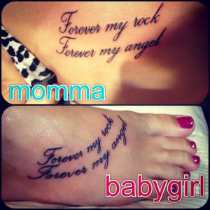 Cute Mother And Daughter Matching Tattoos Cute matching tattoos