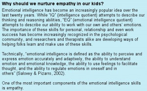 Empathy: Why It's Important, Why We Should Nurture It in Our Kids